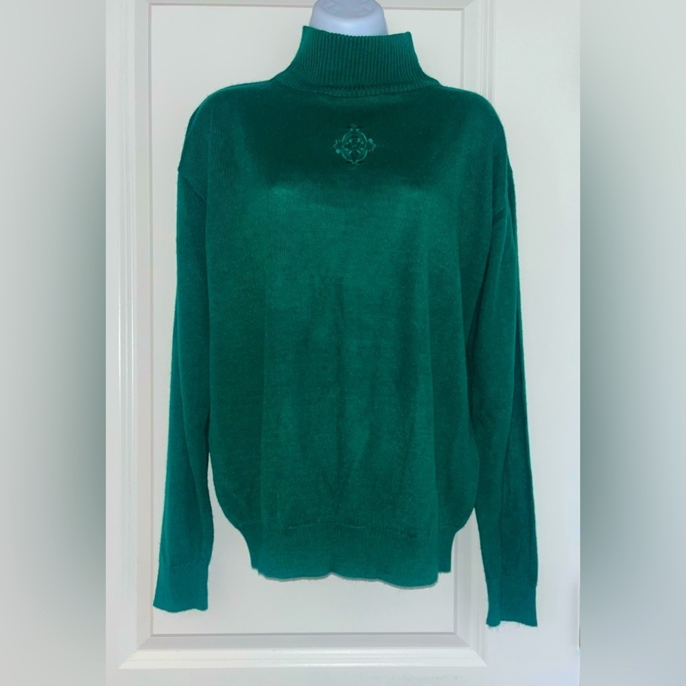 Vintage Ashley Hill Kelly green sweater small